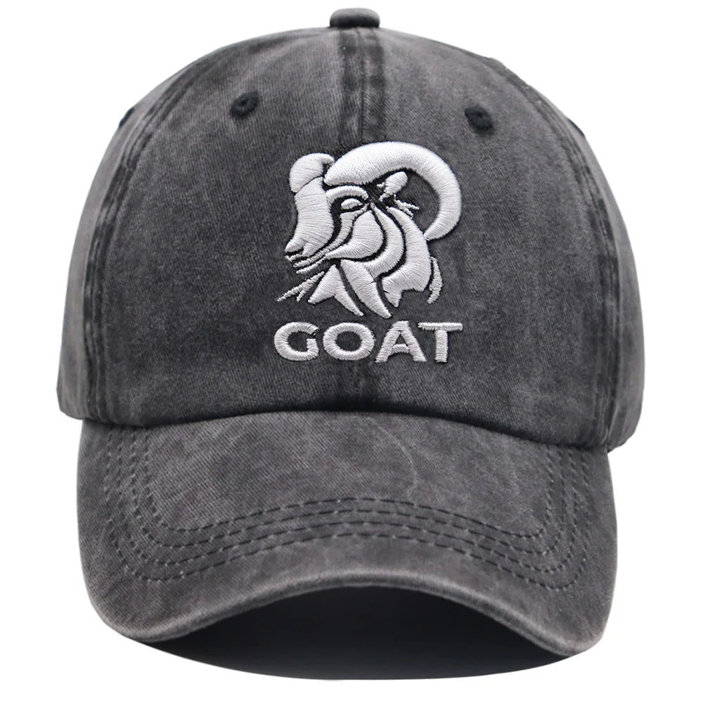 GOAT Ram Embroidered Baseball Cap