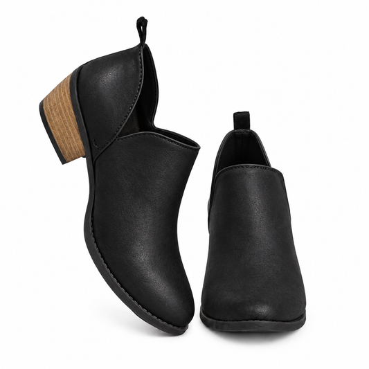 Autumn Women Shoes Retro High Heel Ankle Boots