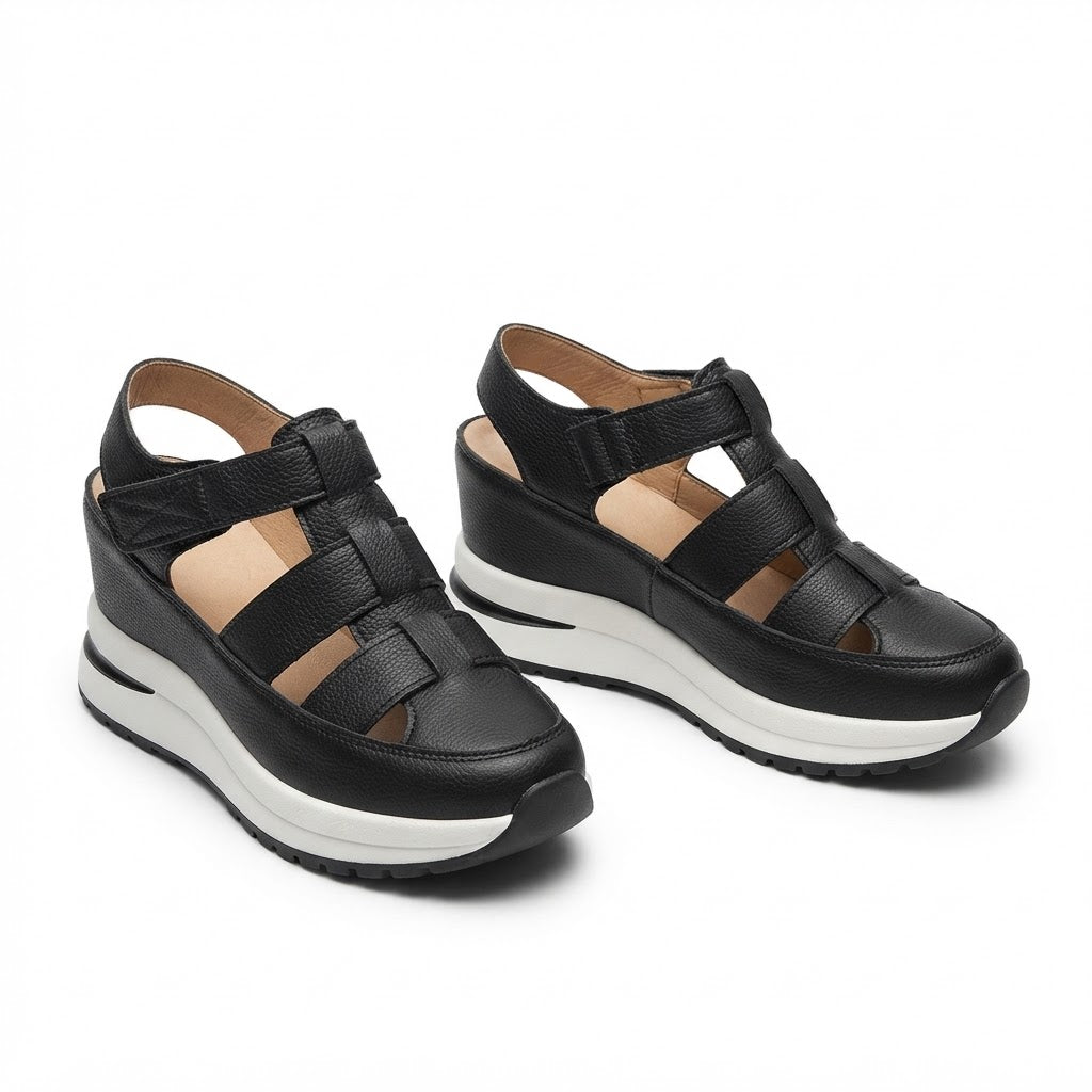 Summer Wedge Baotou Hollow Women's Breathable Shoes